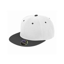 Czapka 6-panelowa Poliakrylowy Twill Snapback RH82 - White & Black