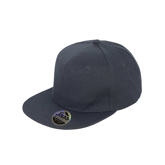 Czapka 6 Panelowa Poliakrylowy Twill RH83 - Black