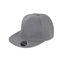 Czapka 6 Panelowa Poliakrylowy Twill RH83 - Heather Grey