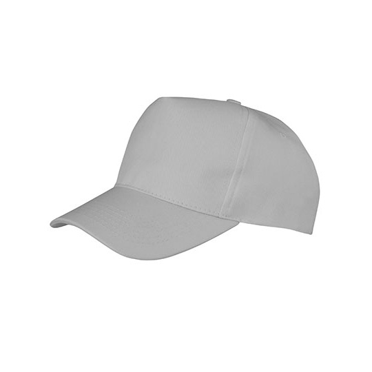 Czapka 5 panelowa Poliestrowo bawelniana RH84 - Dove Grey