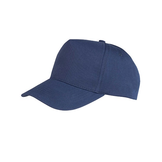Czapka 5 panelowa Poliestrowo bawelniana RH84 - Navy