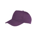 Czapka 5 panelowa Poliestrowo bawełniana RH84 - Purple