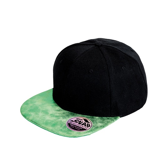Czapka snapback RH87 - Black & Green