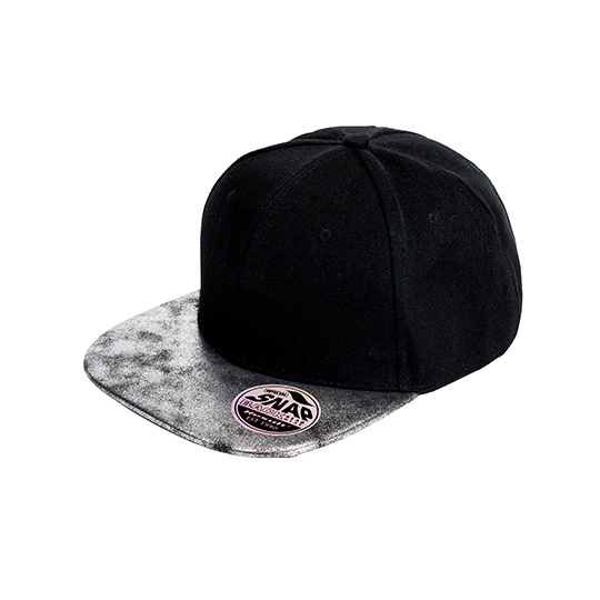 Czapka snapback RH87 - Black & Silver