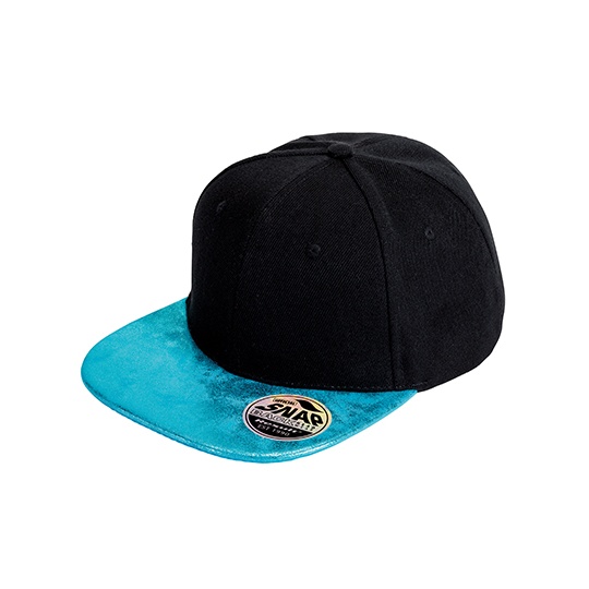 Czapka snapback RH87 - Black & Turquoise