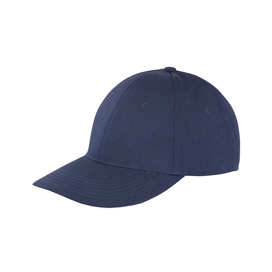 Czapka 6 Panelowa Bawelniana Niski Profil RH91 - Navy & White