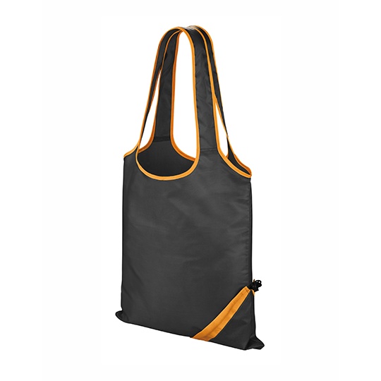Kompaktowa torba na zakupy RT002 - Black & Orange