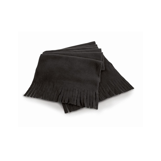 Szalik Dlugi Polarowy Odporny na Mechacenie RT143 - Black