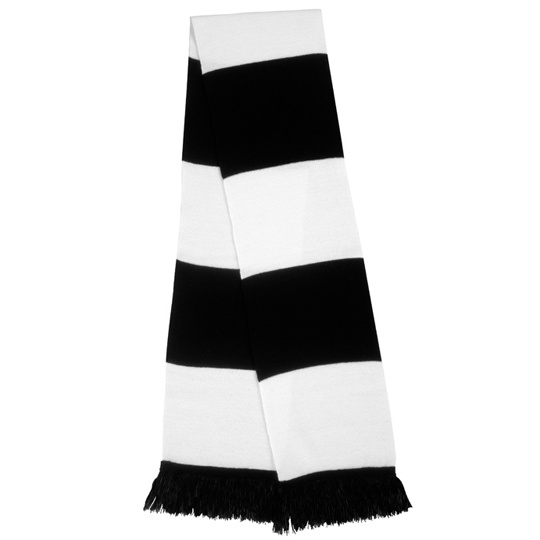 Szalik Fredzlowy Dzianinowy RT146X - Black & White