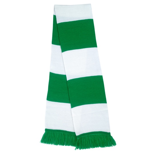 Szalik Fredzlowy Dzianinowy RT146X - Kelly Green & White