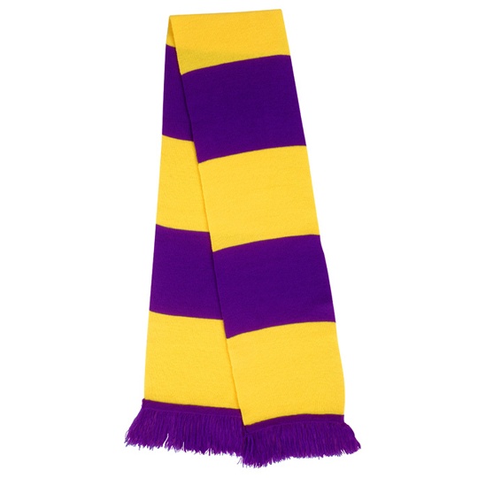 Szalik Fredzlowy Dzianinowy RT146X - Purple & Yellow