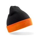Czapka Klasyczna Recykling Akryl RT930 - Black & Orange