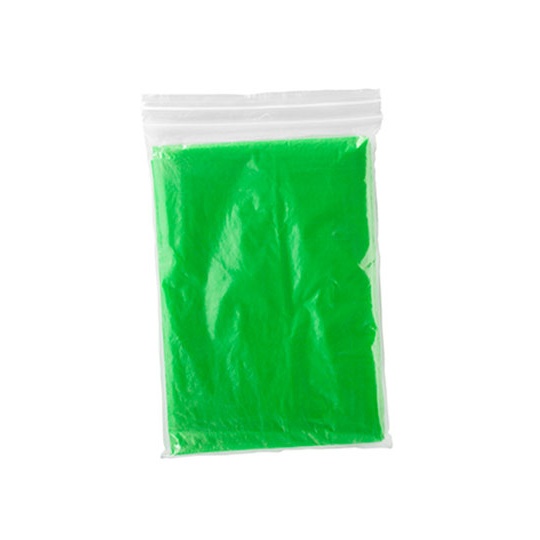 Ponczo Przeciwdeszczowe z Kapturem Polietylen RY5601 - Fern Green 226