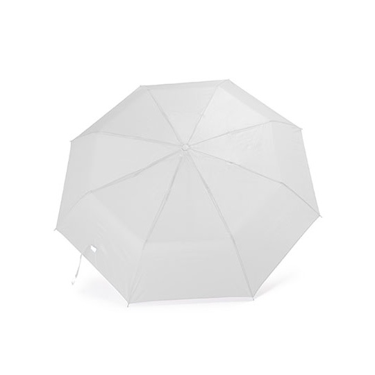 Skladana parasolka z drewniana raczka RY5610 - White 01