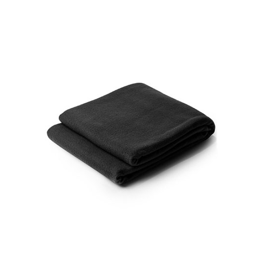 Koc Polarowy Poliestrowy RPET Odporny na Mechacenie RY5624 - Black 02