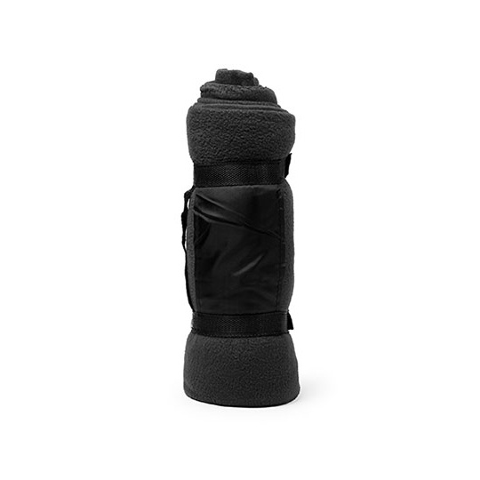 Koc polarowy niemechacacy sie z uchwytem RY5625 - Black 02
