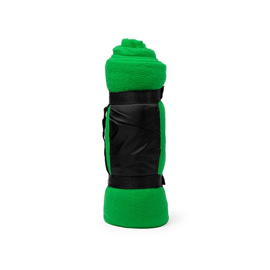 Koc polarowy niemechacacy sie z uchwytem RY5625 - Fern Green 226
