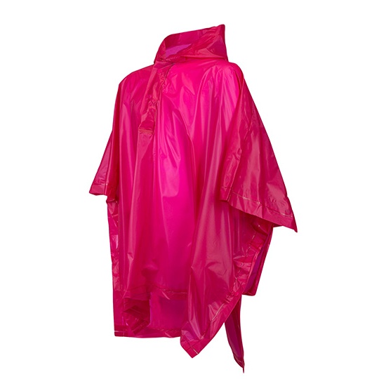Peleryna Dziecieca Przeciwdeszczowa Polichlorek Winylu SC019 - Fuchsia