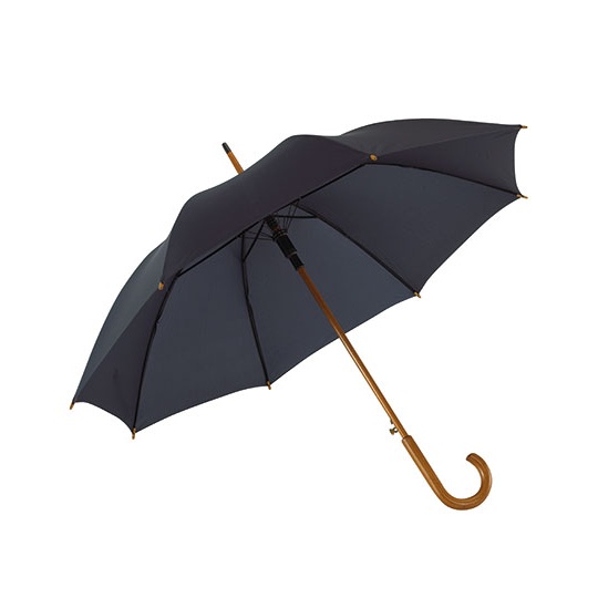 Parasol Automatyczny Nylon 190T Drewniana Raczka SC31 - Dark Blue