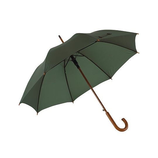 Parasol Automatyczny Nylon 190T Drewniana Raczka SC31 - Dark Green