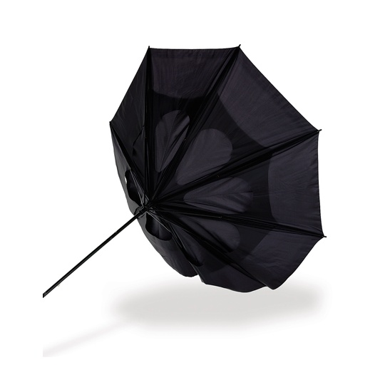 Parasol Automatyczny Poliester 190T Ochrona Przed Burza SC4089 - Black
