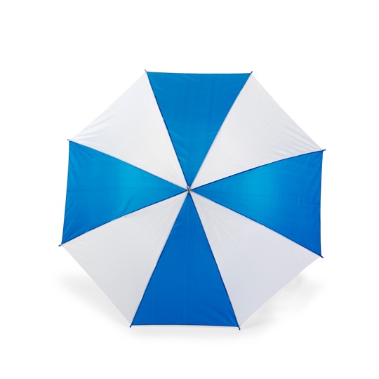 Parasol automatyczny z drewniana raczka SC4141 - Blue & White