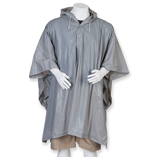 Peleryna przeciwdeszczowa oversize SP010 - Silver