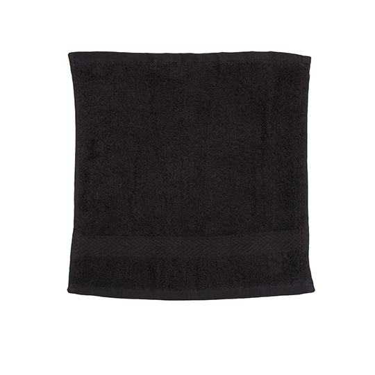 Gruby ręcznik do twarzy TC01 - Black