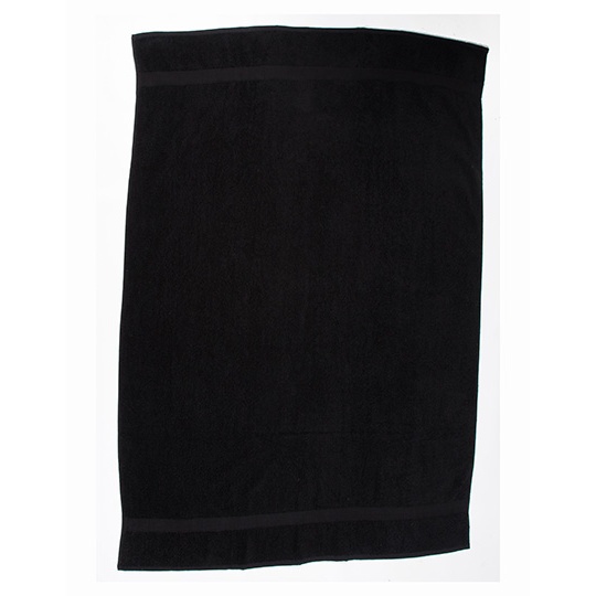 Ręcznik frotte z bordiurą TC06 - Black