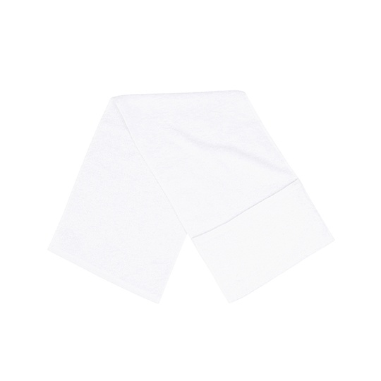 Recznik Sportowy Bawelniany z Kieszenia TC07 - White