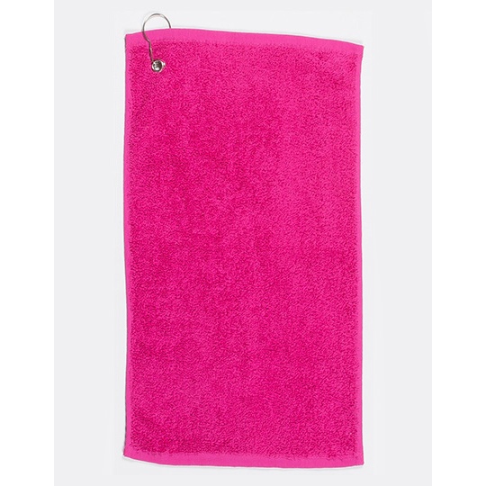 Ręcznik golfowy z haczykiem TC13 - Fuchsia
