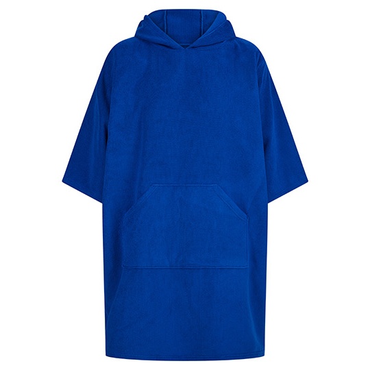 Ręcznikowe poncho z kapturem TC810 - Royal