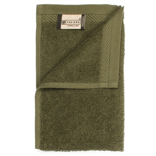 Recznik Goscinny Bawelna Organiczna Czesana TH1300 - Olive Green