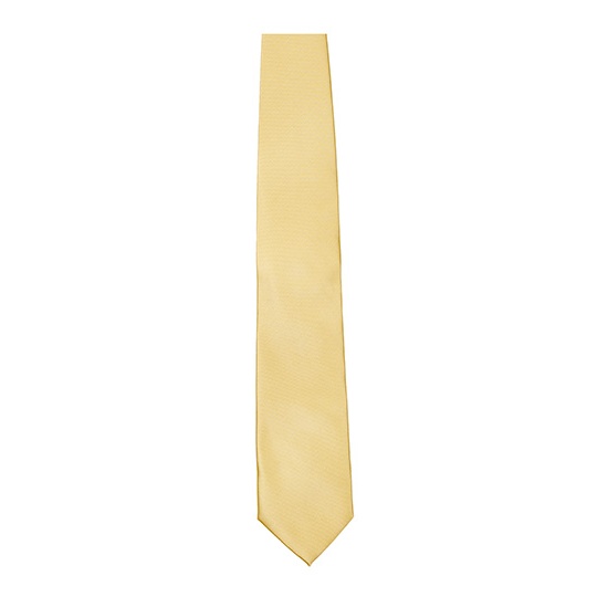 Krawat Gladki Satynowy TT901 - Gold