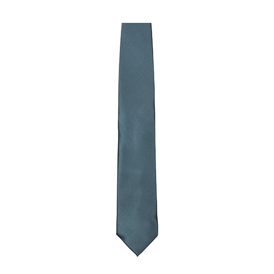 Krawat Gladki Satynowy TT901 - Grey