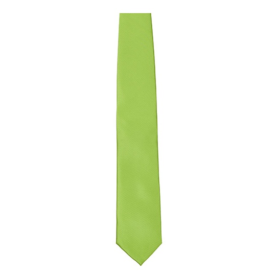 Krawat Gladki Satynowy TT901 - Lime