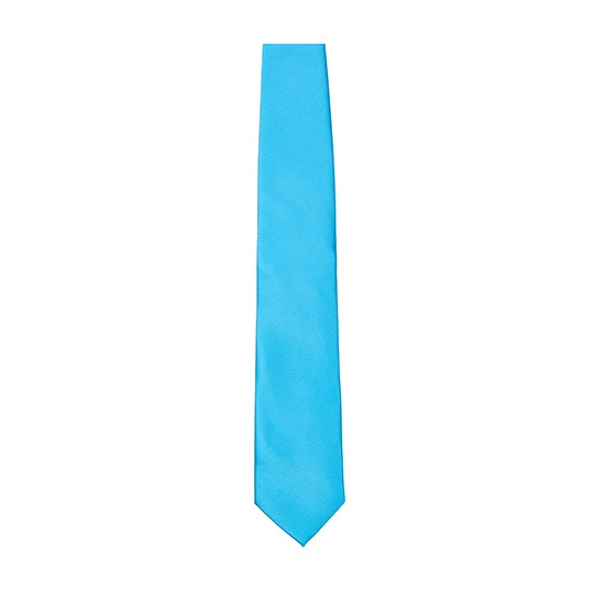Krawat Gladki Satynowy TT901 - Turquoise