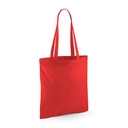 Torba na ramie bawelniana dlugie uchwyty WM101 - Bright Red