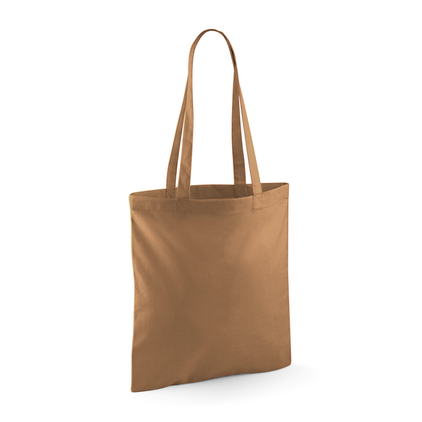 Torba na ramie bawelniana dlugie uchwyty WM101 - Caramel