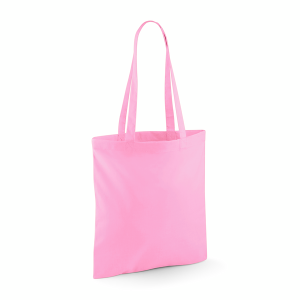 Torba na ramie bawelniana dlugie uchwyty WM101 - Classic Pink