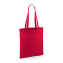Torba na ramie bawelniana dlugie uchwyty WM101 - Classic Red