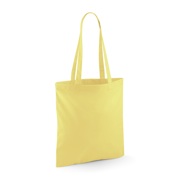 Torba na ramie bawelniana dlugie uchwyty WM101 - Lemon
