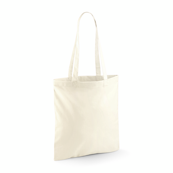 Torba na ramie bawelniana dlugie uchwyty WM101 - Natural