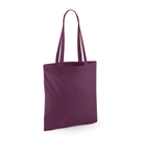 Torba na ramie bawelniana dlugie uchwyty WM101 - Plum
