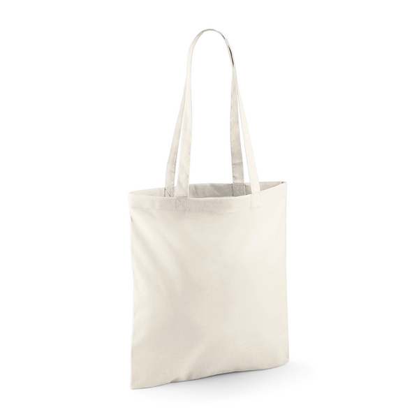 Torba na ramie bawelniana dlugie uchwyty WM101 - Sand