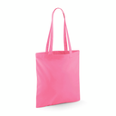 Torba na ramie bawelniana dlugie uchwyty WM101 - True Pink
