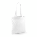 Torba na ramie bawelniana dlugie uchwyty WM101 - White