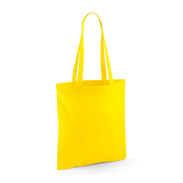 Torba na ramie bawelniana dlugie uchwyty WM101 - Yellow