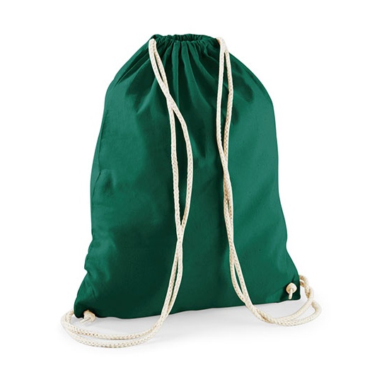 Worek na Sznurkach Bawelniany WM110 - Bottle Green