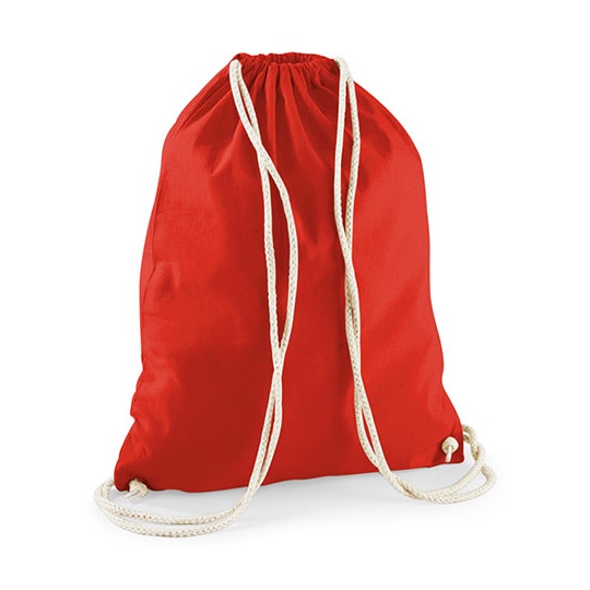 Worek na Sznurkach Bawelniany WM110 - Bright Red